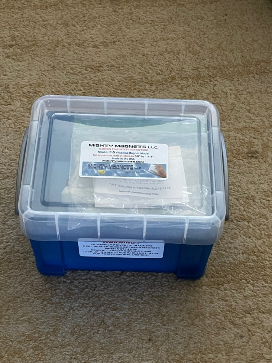 Wisconsin For Larger Acrylic Tanks Mighty Magnet F5 set in Very