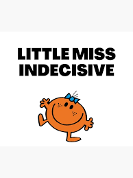 Little Miss Indecisive Meme Postcard for Sale by monteartist | Redbubble