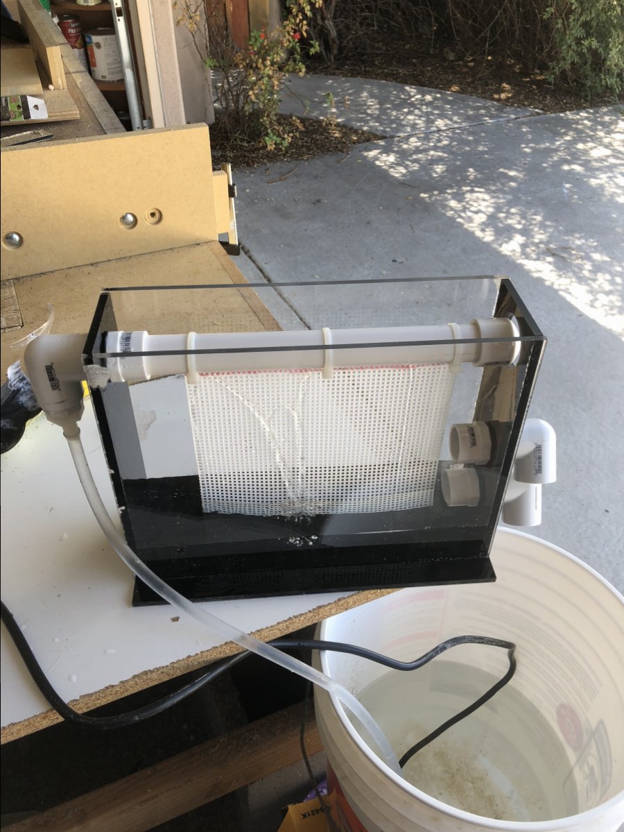 Diy Algae Scrubber - Algae Scrubber Reduce Number Of Water Changes