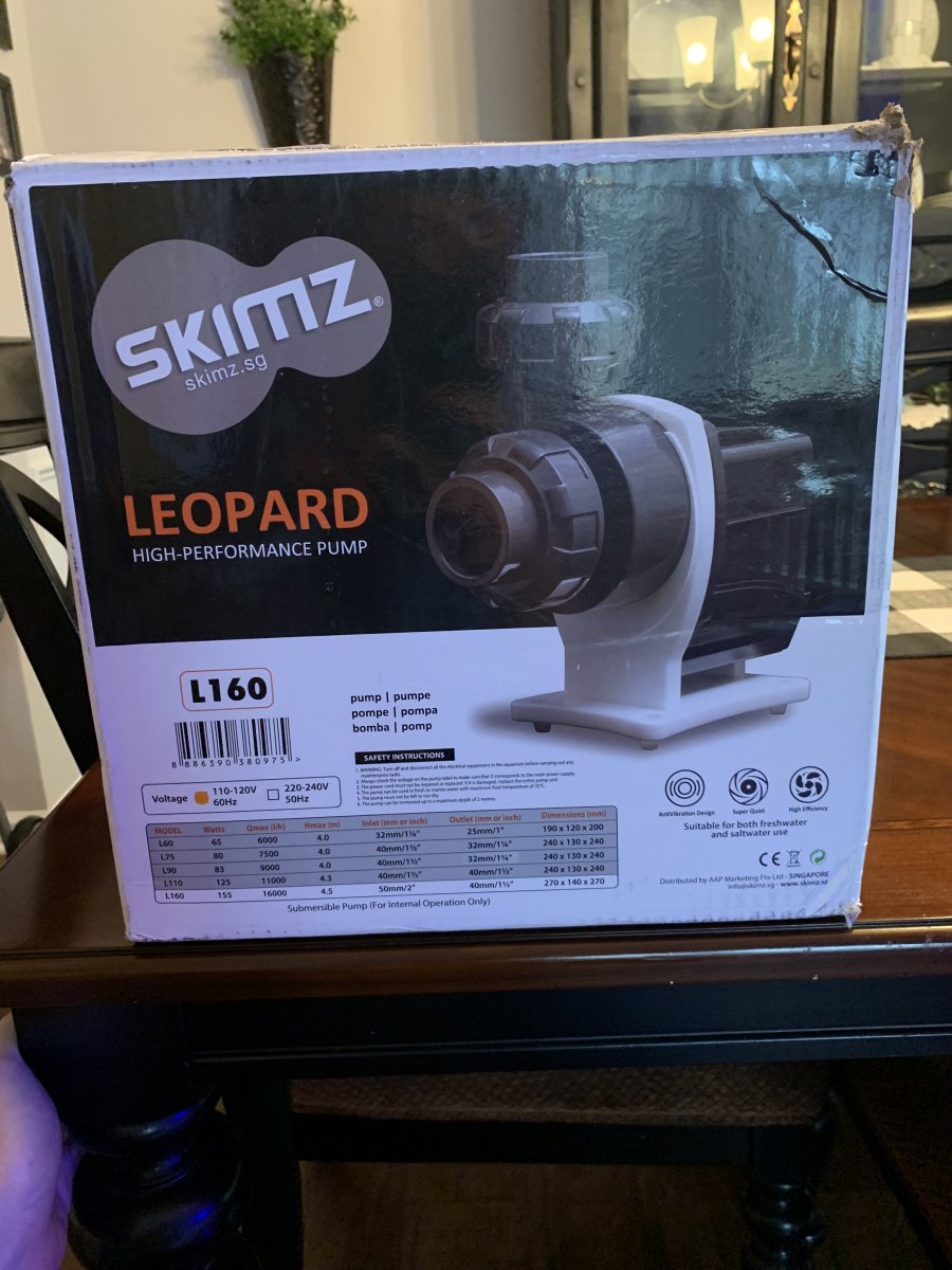 South Carolina Skimz Leopard L160 Pump Reef2Reef