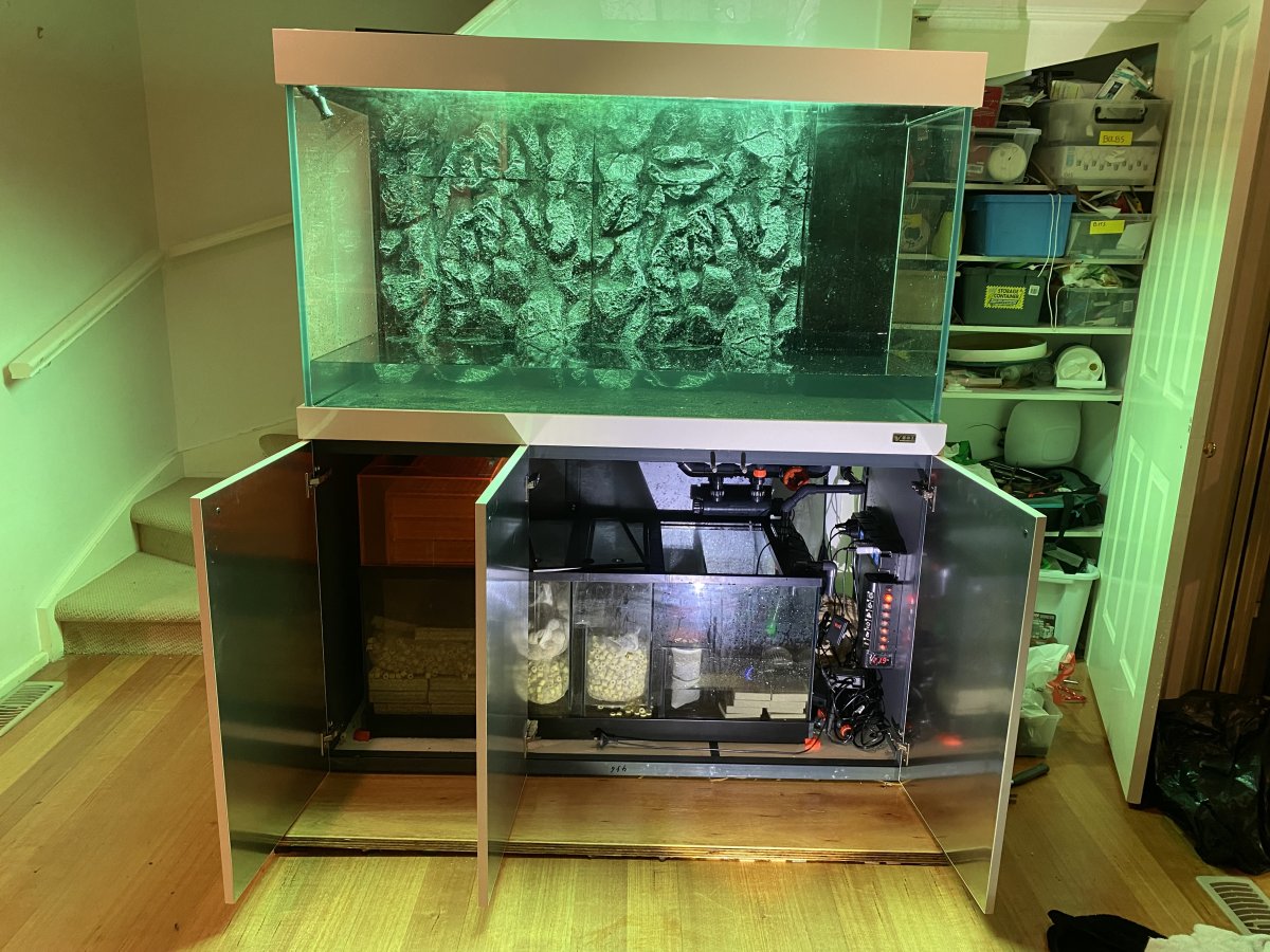 Ideas for my new 5ft wide and tall (2.5ft) sump tank set up | REEF2REEF ...