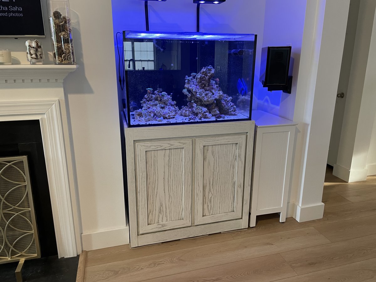 SC Aquarium Stand Quality Rustic White Reef2Reef