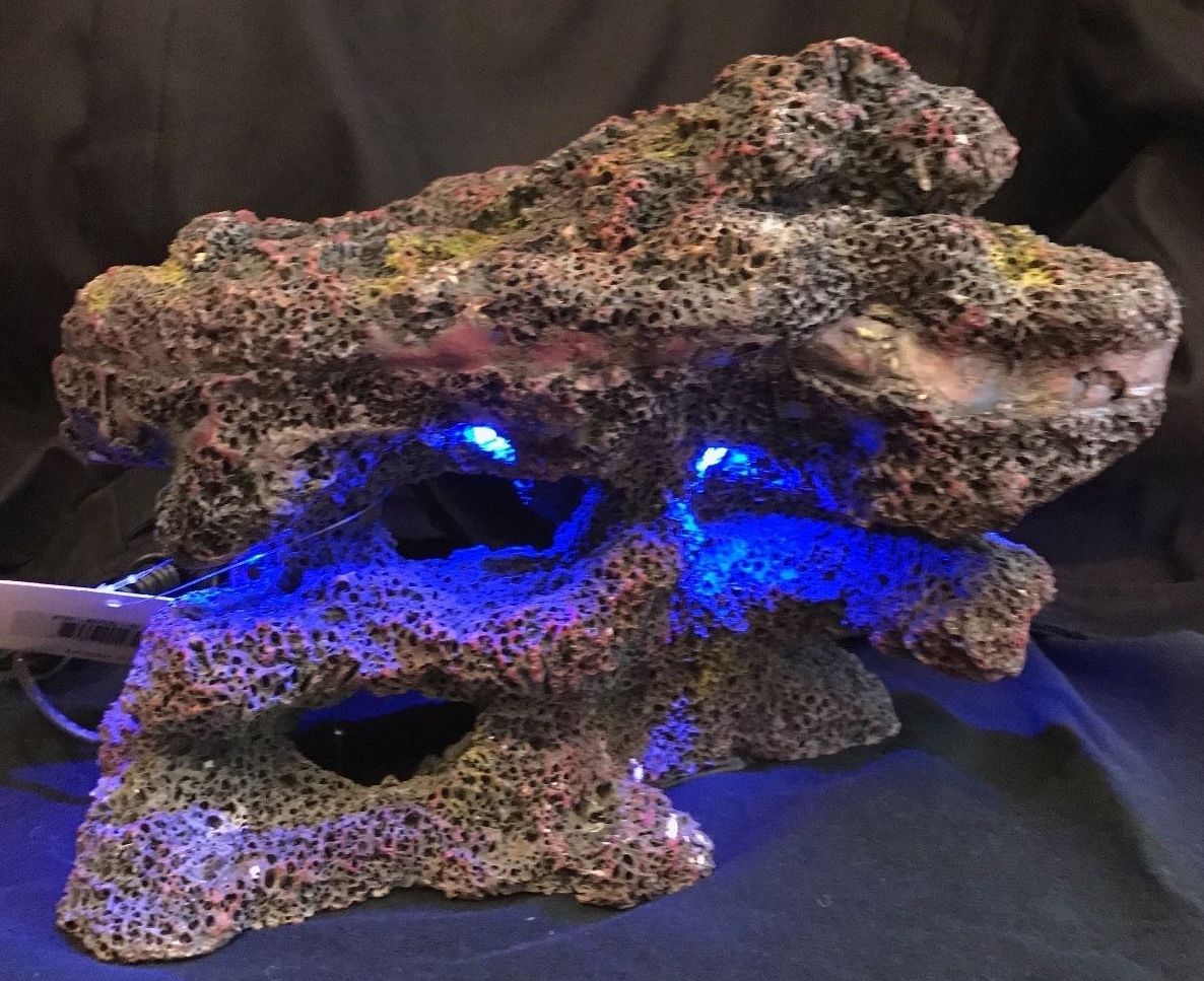 RD07 Lace Reef Rock Stone IMITATION POLYRESIN  Aquarium Decoration 