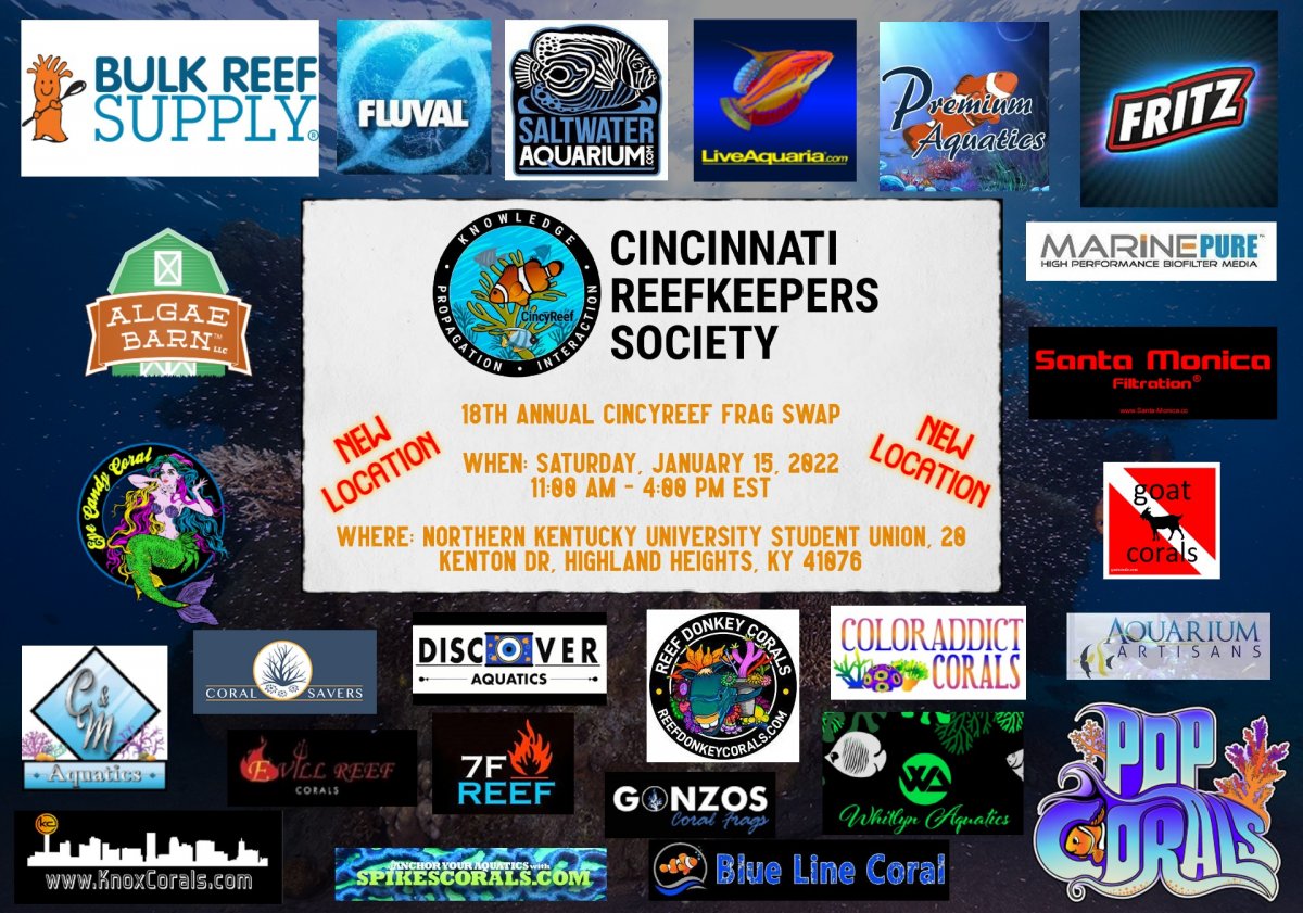18th Annual CincyReef Frag Swap! | Reef2Reef