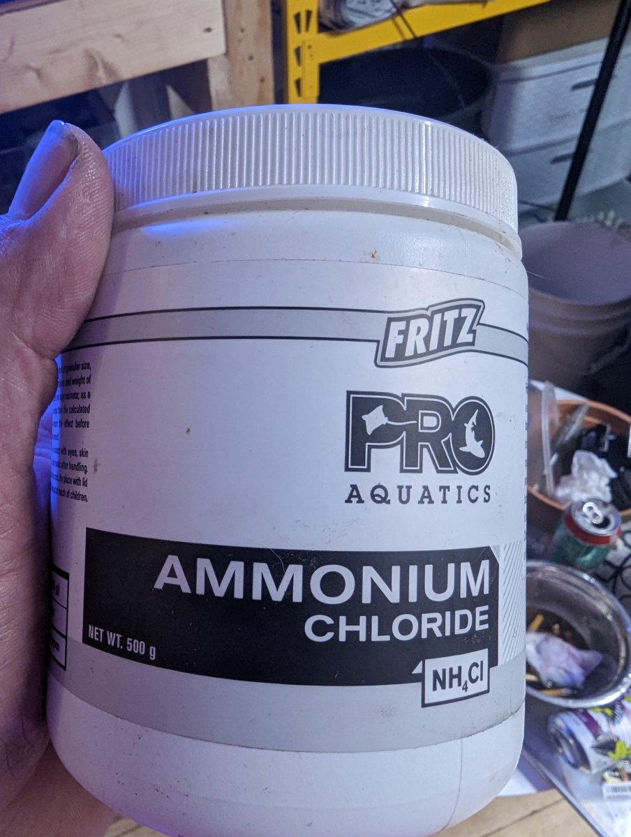  Fritz Pro Aquatics Pure Ammonium Chloride for Fishless