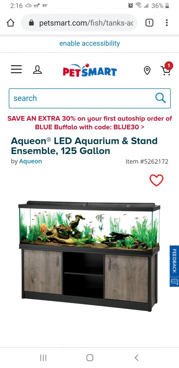 Anyone familiar with the aqueon 125 ensemble REEF2REEF