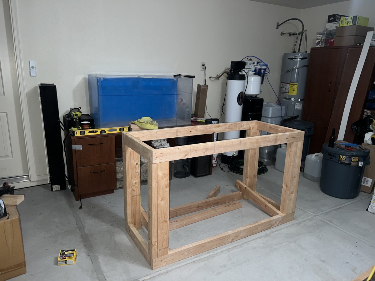 Started the stand build making progress 2.jpg