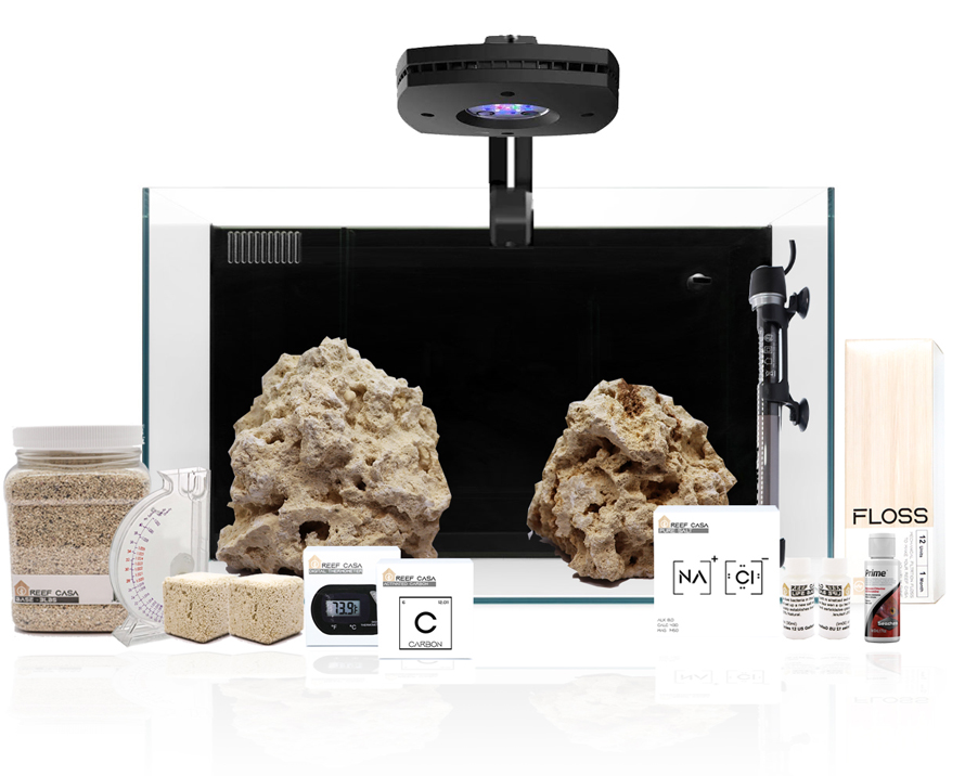 Saltwater aquarium kit top