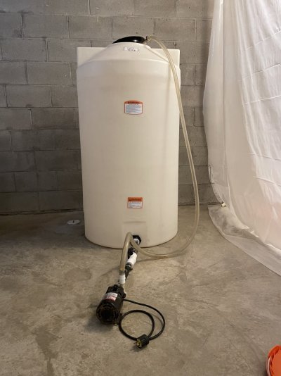 150 Gallon Freshwater /Saltwater Mixing/Holding Tank & ALL GLASS 20 Gallon Aquarium/Fish Tank