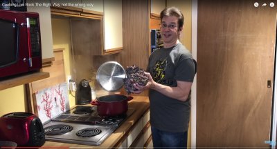 Video: Cooking Live Rock (not curing)