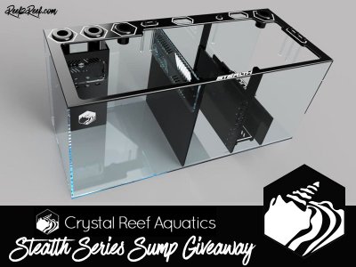 The Crystal Reef Aquatics Stealth Series-Triton Reef Sump Giveaway!