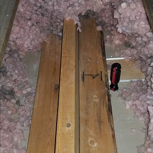 truss locating in attic