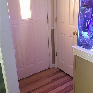 the wifes is fed up with the tank in the hallway