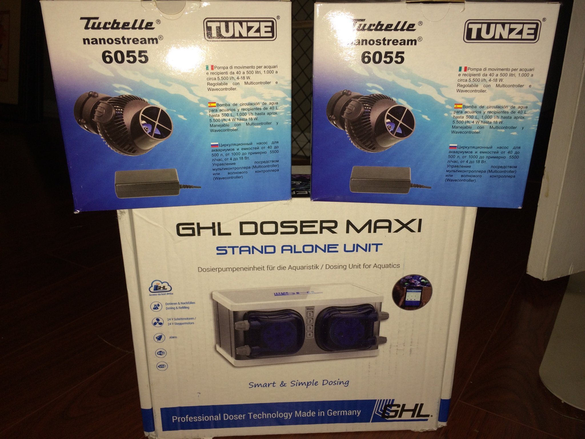 tunze 6055's & ghl Maxisa doser