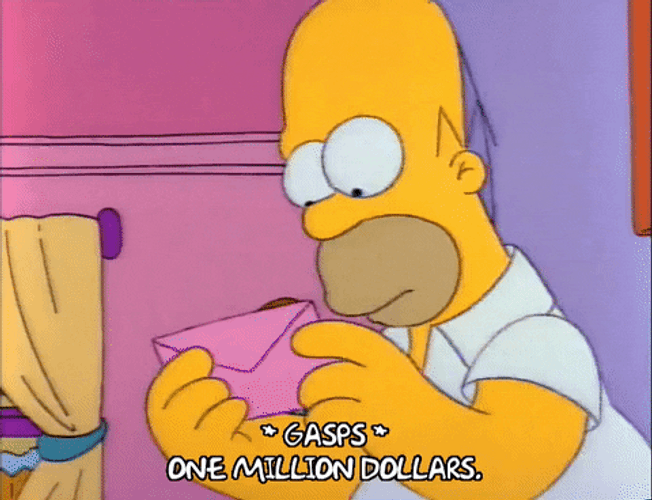 One Million Dollars Jillion Fry Futurama GIF | GIFDB.com