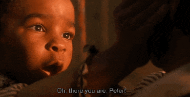 peter pan smile GIF