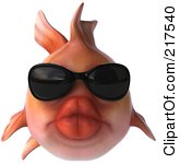 217540-Royalty-Free-RF-Clipart-Illustration-Of-A-3d-Pink-Fish-Wearing-Shades-And-Facing-Front_zps1d3bb744.jpg