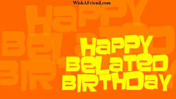 Happy Birthday GIF by wishafriend