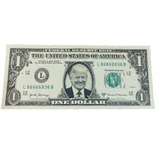 Trump One Dollar Bill | Real Fake Money | Trump Superstore