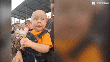 excited baby GIF by FOX Sports: Watch. Enjoy. Repeat.