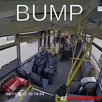 bus bump GIF