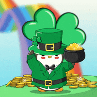 March 17 Gold GIF by Pudgy Penguins