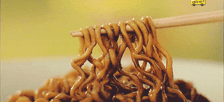 asian food noodles GIF
