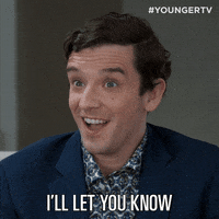 Ill Let You Know Michael Urie GIF by YoungerTV