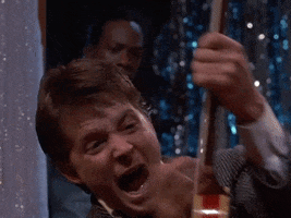 Rock Out Michael J Fox GIF by Back to the Future Trilogy
