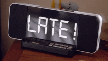 Running Late Alarm Clock GIF by truTV’s Adam Ruins Everything