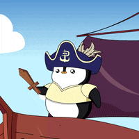 Jack Sparrow Hello GIF by Pudgy Penguins
