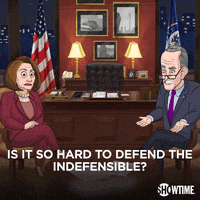 Democratic Party Pelosi GIF by Our Cartoon President