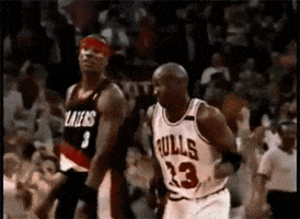 Michael Jordan Shrug GIF by NBA