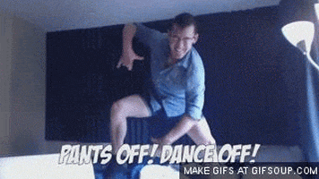 pants off dance off GIF