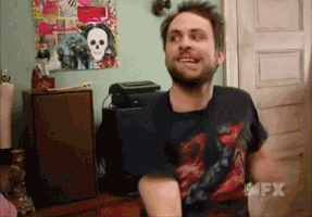 Excited Always Sunny GIF