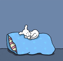 Tired Good Night GIF by Chippy the Dog