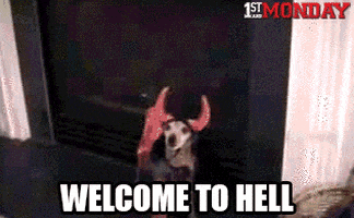 welcome to hell GIF by FirstAndMonday