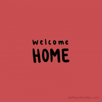 Welcome Home Rainbow GIF by Bells and Wishes