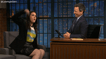 Seth Meyers First Pump GIF by Late Night with Seth Meyers