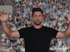 aaron rodgers touchdown GIF by State Farm