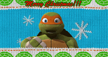 merry christmas television GIF by Teenage Mutant Ninja Turtles