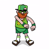 St Patricks Day Dancing GIF by SportsManias