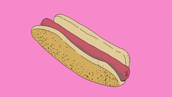 Hungry Hot Dog GIF by sarahmaes
