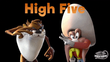 high five looney tunes GIF by Looney Tunes World of Mayhem