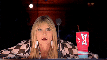 Heidi Klum Reaction GIF by America's Got Talent's Got Talent