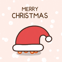 Merry Christmas Cute Dinosaur GIF by Mostapes