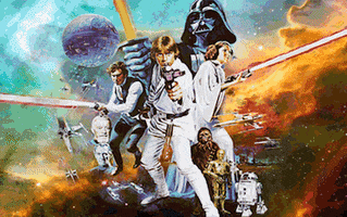 star wars space GIF