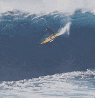 big wave surfing surf GIF