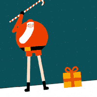 hitting present santa claus GIF by Cheezburger