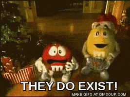 m&ms christmas commercial GIF